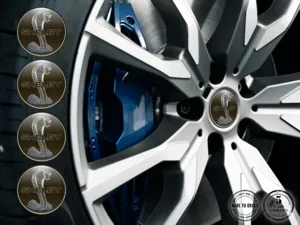 Shelby Felgendekoration Ausgabe Individuelle Silikonsticker